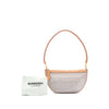 Burberry Mini Embossed Logo Canvas Olympia Shoulder Bag Secondhand