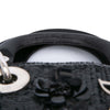 Dior Mini Satin Sequin Flower Embellished Lady Dior Secondhand