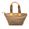 Gucci GG Canvas Web Tote Secondhand
