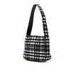 Secondhand Burberry Vintage Check Wool Shoulder Bag