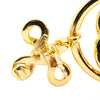 Secondhand Chanel Gold Plated CC Drop Clip-On Earrings