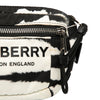 Burberry Zebra Print Nylon Logo Cannon Belt Bag Secondhand
