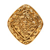 Chanel CC Gold Plated Diamond Brooch Secondhand