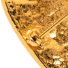 Chanel CC Gold Plated Diamond Brooch Secondhand