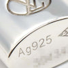 Louis Vuitton Sterling Silver Lockit Pendant Necklace Secondhand