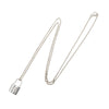 Louis Vuitton Sterling Silver Lockit Pendant Necklace Secondhand