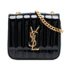 Saint Laurent Small Patent Monogram Vicky Chain Bag Secondhand