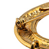 Secondhand Chanel Gold Plated CC Hoop Brooch