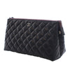 Chanel CC Quilted Caviar Toiletry Pouch Secondhand