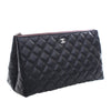 Chanel CC Quilted Caviar Toiletry Pouch Secondhand