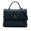 Chanel Large Lambskin Trendy CC Top Handle Flap Secondhand