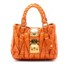 Miu Miu Matelasse Lambskin Coffer Satchel Secondhand