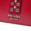 Prada City Calf and Saffiano Studded Elektra Satchel Secondhand