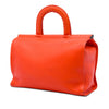 Bottega Veneta Leather Intrecciato Frame Top Handle Bag Secondhand