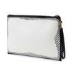 Fendi Joshua Vides Leather FF Logo Clutch Secondhand