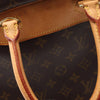 Louis Vuitton LOUIS VUITTON Deauville Bowling Vanity Monogram Handbag M47270 PVC coated canvas leather Brown Used Women Secondhand