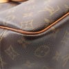 Louis Vuitton LOUIS VUITTON Deauville Bowling Vanity Monogram Handbag M47270 PVC coated canvas leather Brown Used Women Secondhand