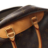 Louis Vuitton LOUIS VUITTON Deauville Bowling Vanity Monogram Handbag M47270 PVC coated canvas leather Brown Used Women Secondhand
