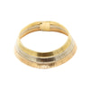 Secondhand Tri-Color 18k Gold Tubogas Necklace - '80s