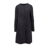 Secondhand Roberta Furlanetto Coat with Honeycomb Embroidery - '10s