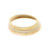 Secondhand Tri-Color 18k Gold Tubogas Necklace - '80s