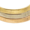 Secondhand Tri-Color 18k Gold Tubogas Necklace - '80s