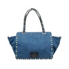 Secondhand Valentino Rockstud 2-Way Denim Bag - '00s