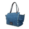 Secondhand Valentino Rockstud 2-Way Denim Bag - '00s