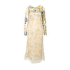 Secondhand Jean Paul Gaultier Embroidered Mesh Printed Dress - '10s