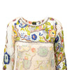 Secondhand Jean Paul Gaultier Embroidered Mesh Printed Dress - '10s
