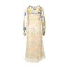 Secondhand Jean Paul Gaultier Embroidered Mesh Printed Dress - '10s