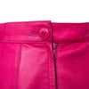 Secondhand Yves Saint Laurent Leather Skirt and Jacket Set - '90s