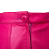 Secondhand Yves Saint Laurent Leather Skirt and Jacket Set - '90s
