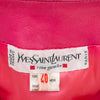 Secondhand Yves Saint Laurent Leather Skirt and Jacket Set - '90s