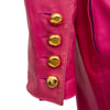 Secondhand Yves Saint Laurent Leather Skirt and Jacket Set - '90s