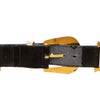 Secondhand Gianni Versace Medusa Bondage Belt - '90s