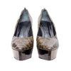 Secondhand Jil Sander Crocodile Print Pumps - '10s