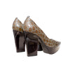 Secondhand Jil Sander Crocodile Print Pumps - '10s