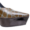 Secondhand Jil Sander Crocodile Print Pumps - '10s