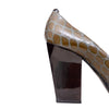 Secondhand Jil Sander Crocodile Print Pumps - '10s