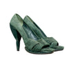 Secondhand Miu Miu Open-toe Suede Heels - '00s