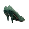 Secondhand Miu Miu Open-toe Suede Heels - '00s