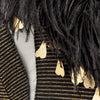 Secondhand Valentino Boutique Feather Trim Top - '80s