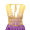 Secondhand Alberta Ferretti Ombré Mini Dress with Rope Details - '10s