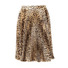 Secondhand Valentino Miss V Leopard Print Pleated Skirt - '90s