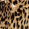 Secondhand Valentino Miss V Leopard Print Pleated Skirt - '90s