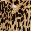 Secondhand Valentino Miss V Leopard Print Pleated Skirt - '90s