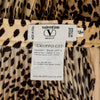 Secondhand Valentino Miss V Leopard Print Pleated Skirt - '90s