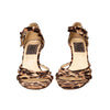 Secondhand Dolce & Gabbana Animal Print Strappy Heels - '00s