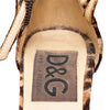 Secondhand Dolce & Gabbana Animal Print Strappy Heels - '00s